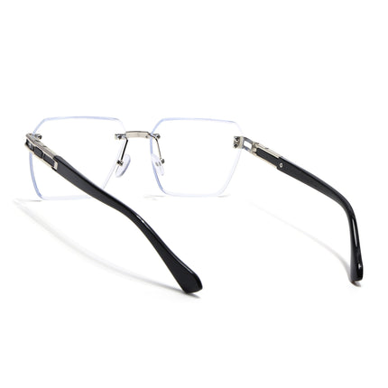 Voyage Rimless Square Eyeglasses for Men & Women - MG5160-C1