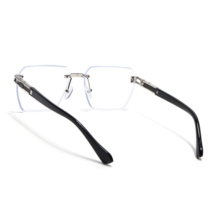 Voyage Rimless Square Eyeglasses for Men & Women - MG5160-C1