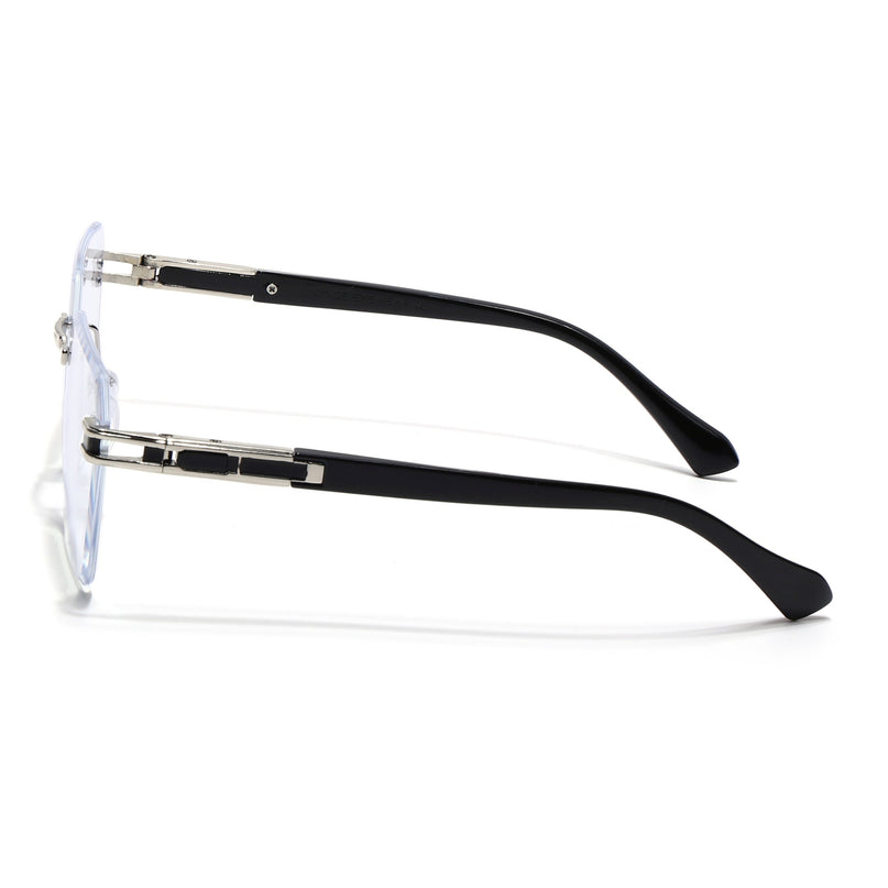 Voyage Rimless Square Eyeglasses for Men & Women - MG5160-C1