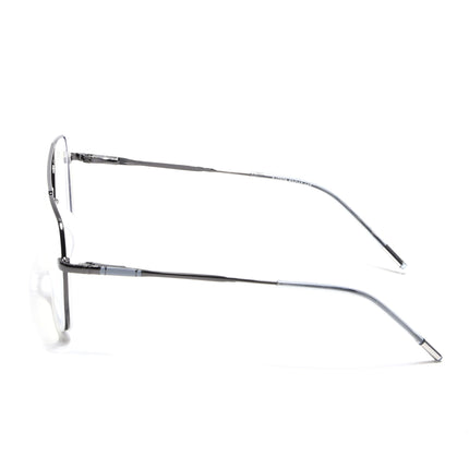 Eyejack Transparent & Grey Wayfarer Eyeglasses for Men & Women (2508FCL1613-C7)