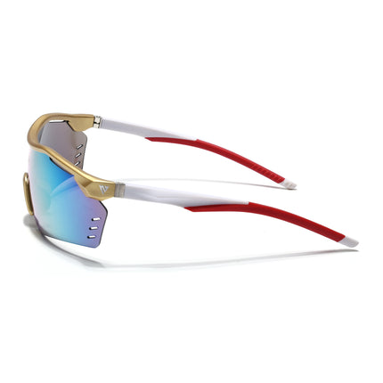 Drift Sunglasses (Multicolor Lens | Golden Frame - MG5779)