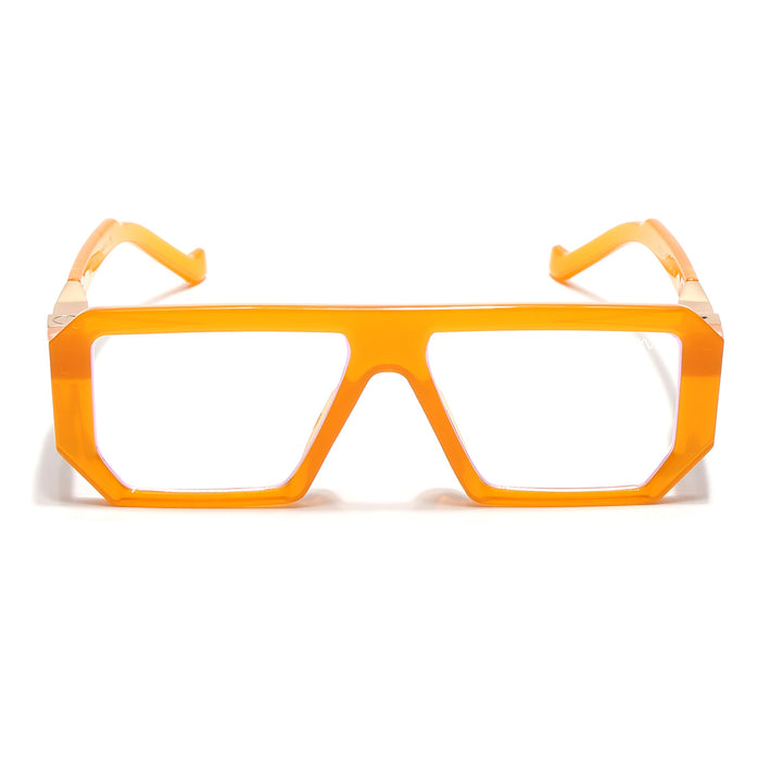 Voyage Goat Orange Wayfarer Eyeglasses for Men & Women - MG4645-C2