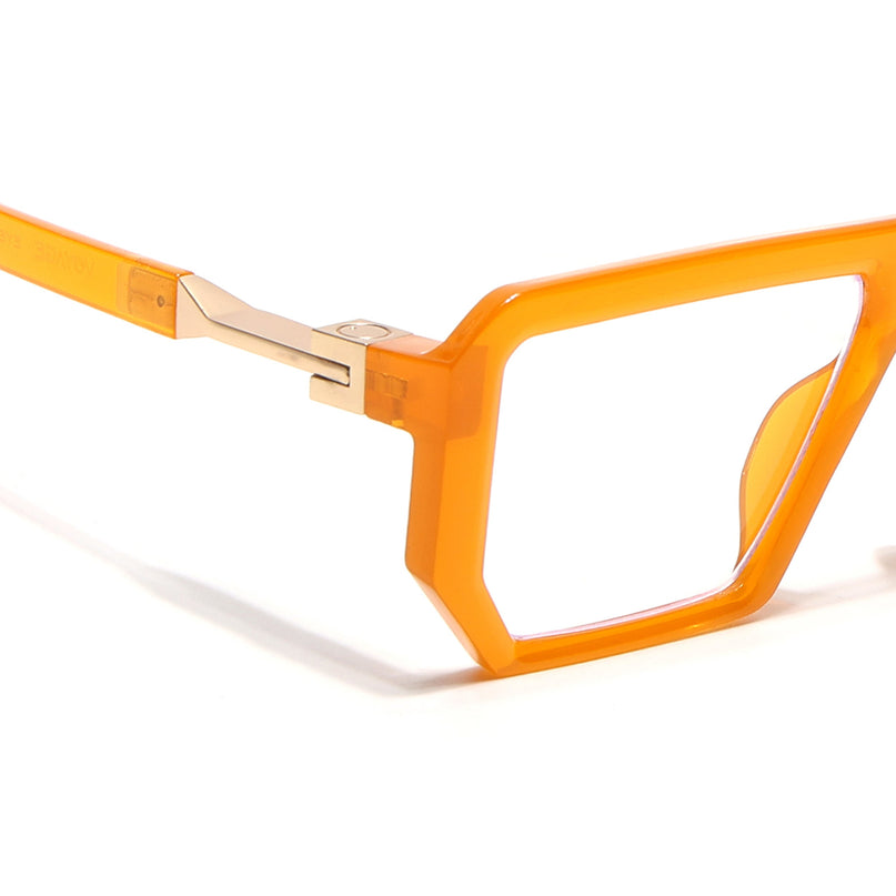 Voyage Goat Orange Wayfarer Eyeglasses for Men & Women - MG4645-C2