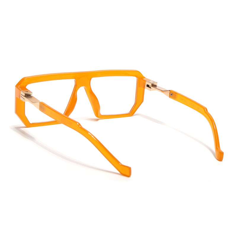 Voyage Goat Orange Wayfarer Eyeglasses for Men & Women - MG4645-C2