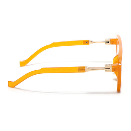 Voyage Goat Orange Wayfarer Eyeglasses for Men & Women - MG4645-C2