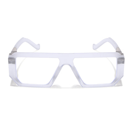 Voyage Goat Transparent Wayfarer Eyeglasses for Men & Women - MG4643-C3