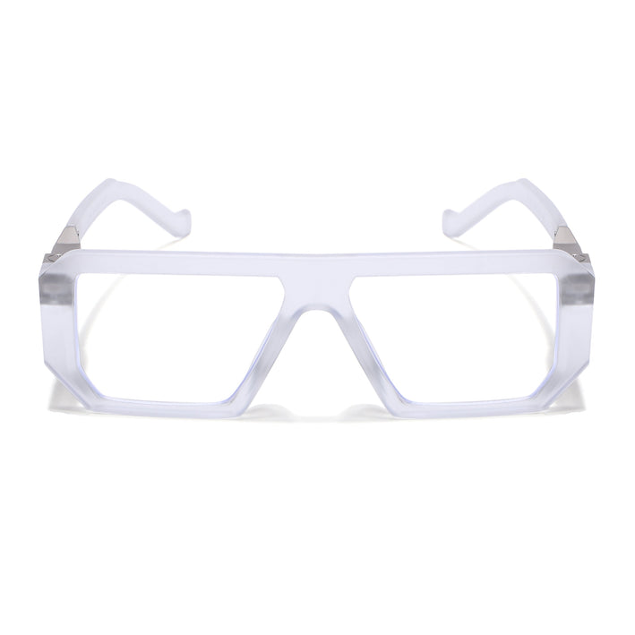 Voyage Goat Transparent Wayfarer Eyeglasses for Men & Women - MG4643-C3