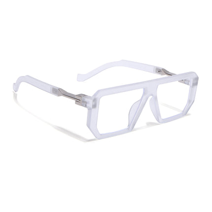 Voyage Goat Transparent Wayfarer Eyeglasses for Men & Women - MG4643-C3