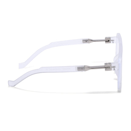 Voyage Goat Transparent Wayfarer Eyeglasses for Men & Women - MG4643-C3