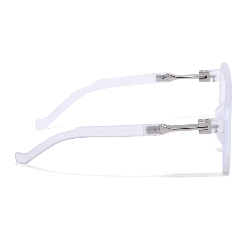 Voyage Goat Transparent Wayfarer Eyeglasses for Men & Women - MG4643-C3