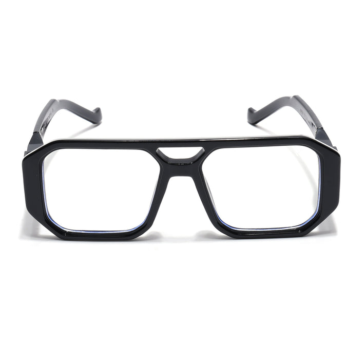 Voyage Goat Shine Black Wayfarer Eyeglasses for Men & Women - MG5070-C1