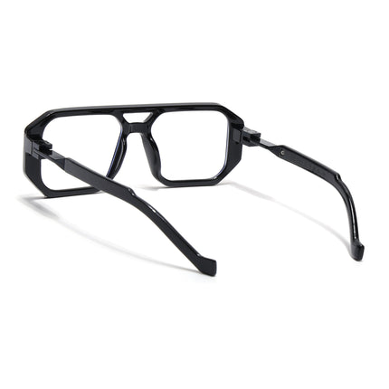 Voyage Goat Shine Black Wayfarer Eyeglasses for Men & Women - MG5070-C1