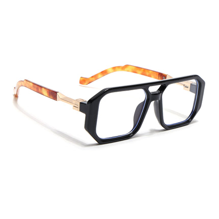 Voyage Goat Black Wayfarer Eyeglasses for Men & Women - MG5072-C3