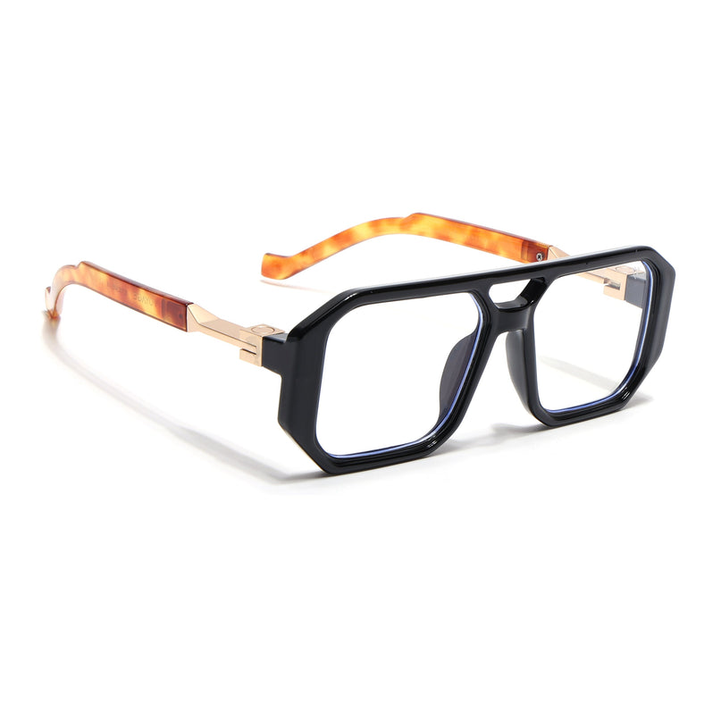 Voyage Goat Black Wayfarer Eyeglasses for Men & Women - MG5072-C3