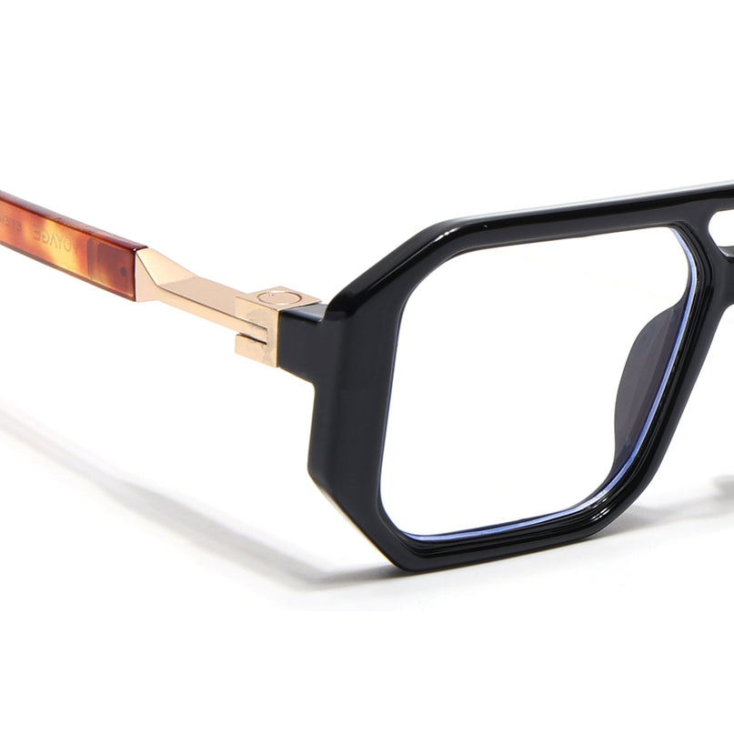Voyage Goat Black Wayfarer Eyeglasses for Men & Women - MG5072-C3