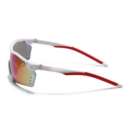 Drift Sunglasses (Multicolor Lens | White Frame - MG5774)
