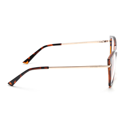 Voyage Glam Demi Brown Cateye TR Clip-On Polarized Sunglasses for Women - PMG4818-C3