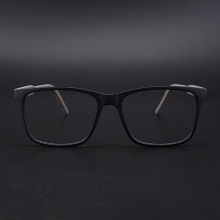Eyejack Rush Matt Black Square Eyeglasses for Men & Women (1001CL635-C1)