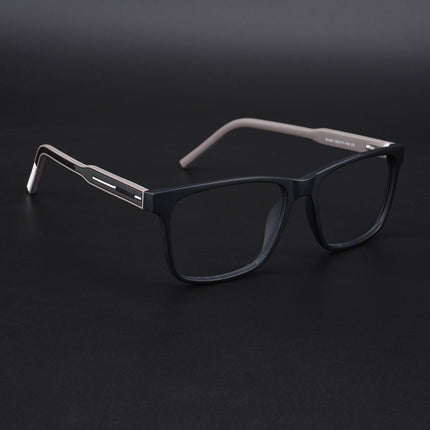 Eyejack Rush Matt Black Square Eyeglasses for Men & Women (1001CL635-C1)