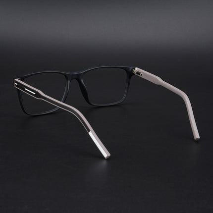 Eyejack Rush Matt Black Square Eyeglasses for Men & Women (1001CL635-C1)