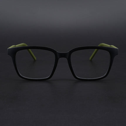 Eyejack Rush Matt Black Square Eyeglasses for Men & Women (1002CL649-C5)