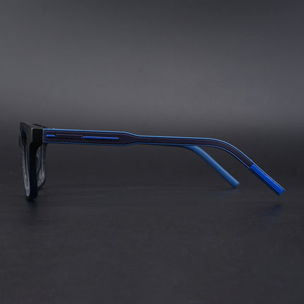 Eyejack Rush Navy Blue Square Eyeglasses for Men & Women (1002CL652-C8)