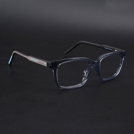 Eyejack Rush Grey Square Eyeglasses for Men & Women (1002CL653-C9)