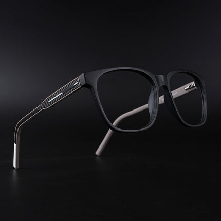Eyejack Rush Matt Black Square Eyeglasses for Men & Women (1003CL655-C1)