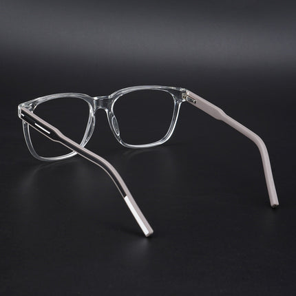 Eyejack Rush Transparent Square Eyeglasses for Men & Women (1003CL656-C2)