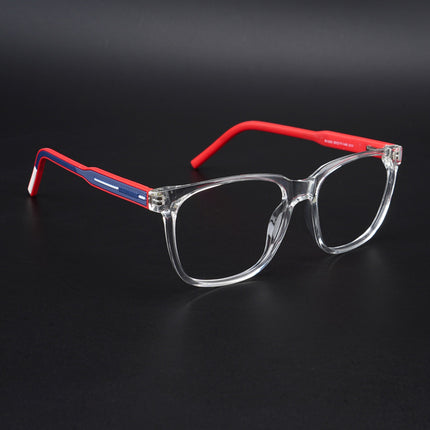 Eyejack Rush Transparent Square Eyeglasses for Men & Women (1003CL658-C4)