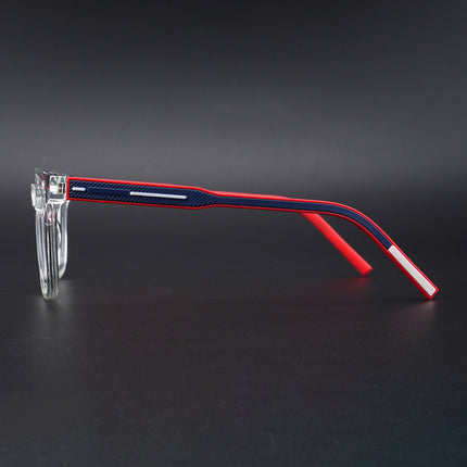 Eyejack Rush Transparent Square Eyeglasses for Men & Women (1003CL658-C4)