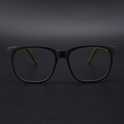 Eyejack Rush Matt Black Square Eyeglasses for Men & Women (1003CL659-C5)