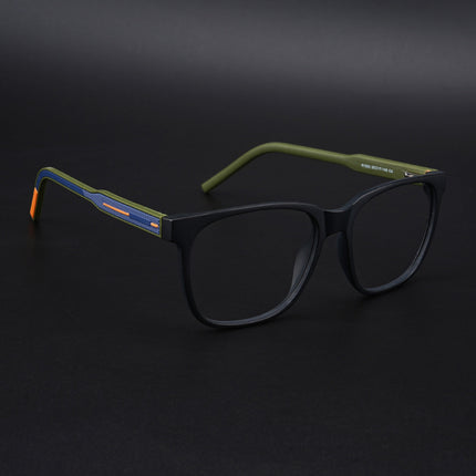 Eyejack Rush Matt Black Square Eyeglasses for Men & Women (1003CL659-C5)