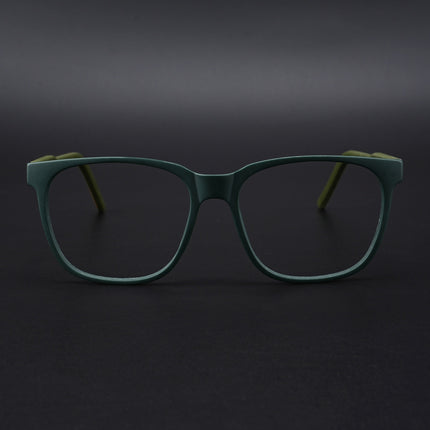 Eyejack Rush Green Square Eyeglasses for Men & Women (1003CL660-C6)
