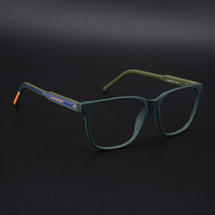 Eyejack Rush Green Square Eyeglasses for Men & Women (1003CL660-C6)