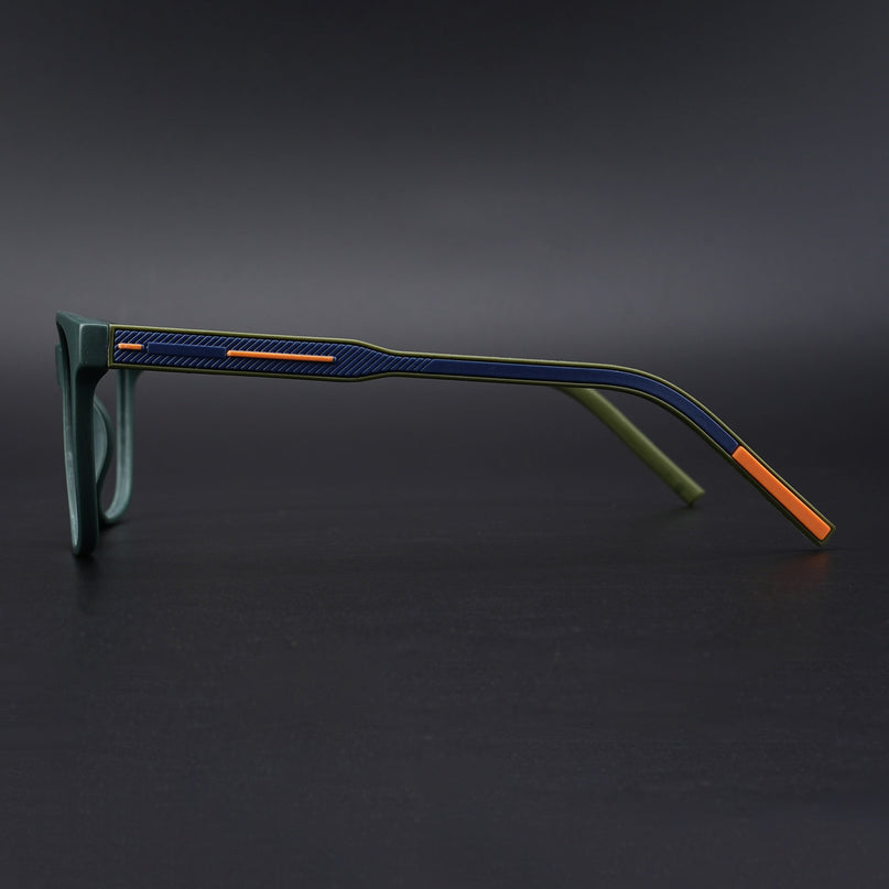 Eyejack Rush Green Square Eyeglasses for Men & Women (1003CL660-C6)
