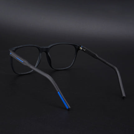 Eyejack Rush Matt Black Square Eyeglasses for Men & Women (1003CL661-C7)