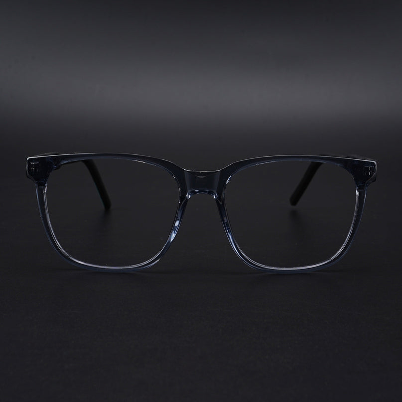 Eyejack Rush Grey Square Eyeglasses for Men & Women (1003CL663-C9)