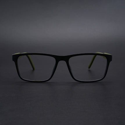 Eyejack Rush Matt Black Square Eyeglasses for Men & Women (1004CL669-C5)