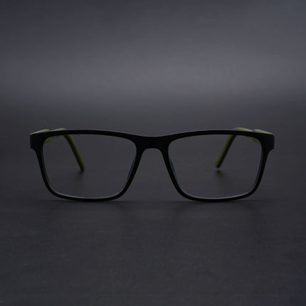 Eyejack Rush Matt Black Square Eyeglasses for Men & Women (1004CL669-C5)