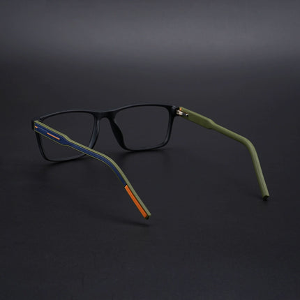 Eyejack Rush Matt Black Square Eyeglasses for Men & Women (1004CL669-C5)