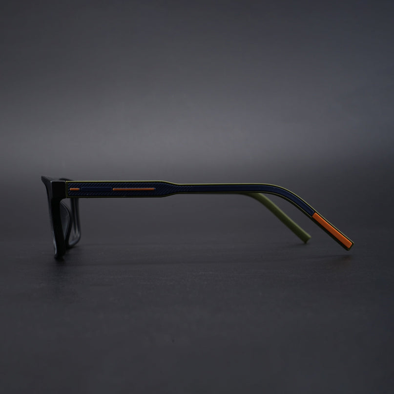 Eyejack Rush Matt Black Square Eyeglasses for Men & Women (1004CL669-C5)