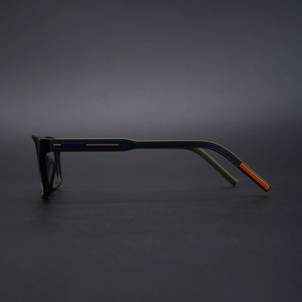 Eyejack Rush Matt Black Square Eyeglasses for Men & Women (1004CL669-C5)