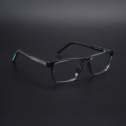 Eyejack Rush Grey Square Eyeglasses for Men & Women (1004CL673-C9)