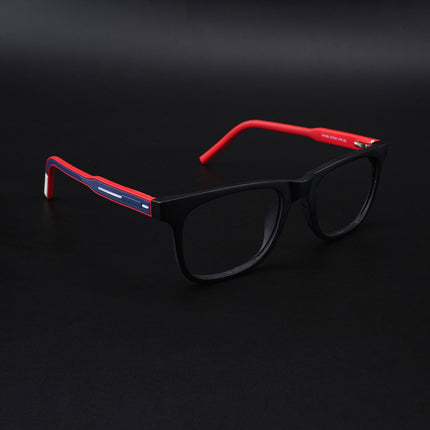 Eyejack Rush Matt Black Square Eyeglasses for Men & Women (1005CL677-C3)