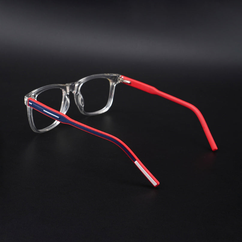 Eyejack Rush Transparent Square Eyeglasses for Men & Women (1005CL678-C4)