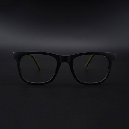 Eyejack Rush Matt Black Square Eyeglasses for Men & Women (1005CL679-C5)