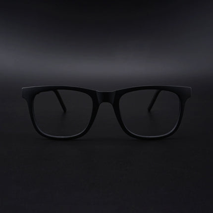 Eyejack Rush Matt Black Square Eyeglasses for Men & Women (1005CL681-C7)