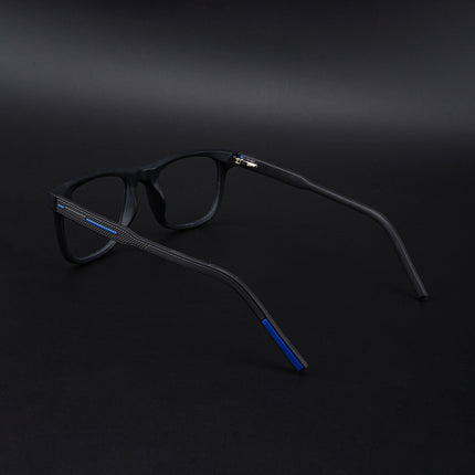 Eyejack Rush Matt Black Square Eyeglasses for Men & Women (1005CL681-C7)