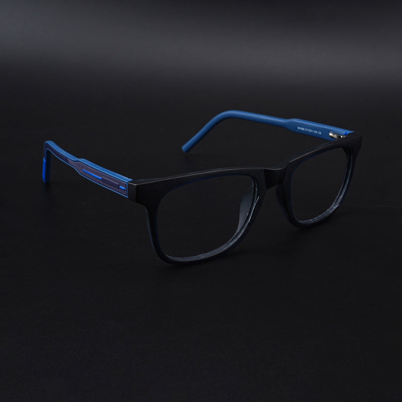 Eyejack Rush Navy Blue Square Eyeglasses for Men & Women (1005CL682-C8)
